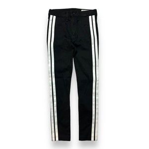 Rag and Bone Moto High Rise Double White Stripe Jeans‎ Women's 26"